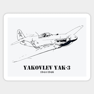Yakovlev Yak-3 WWII Soviet Fighter Sticker